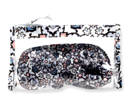 Vera Bradley Clear Bag + Eye Mask + Scrunchie  3 pc Set Lisbon Medallion... - £12.36 GBP