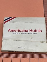 Matchbook Cover Americans Hotels   Hotels, Inns &amp; Resort’s  Unstruck gmg... - $230.57 MXN