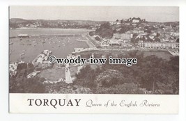 tq1424 - General View across Torquay and the Harbour in the 1950s - Postcard - £2.49 GBP