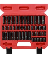 Casoman 1/4 Inch Drive Master Impact Socket Set, 50-Piece, 6-Point,, V - $44.92