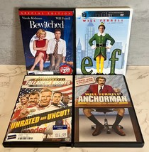 Will Ferrell Classic DVD Comedy Lot (4) Elf Anchorman Talladega Nights Bewitched - £5.96 GBP