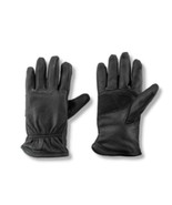 Nylon Lined Leather Gloves Goodfellow and Co Classic Black Mens M/L - £6.80 GBP