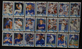 1990 Fleer Texas Rangers Team Set of 21 Baseball Cards Missing 5 Cards - £1.39 GBP