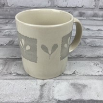 Port of Call Sakura Cottonwood Ivory Gray Coffee Tea Mug Cup Stoneware - $12.15