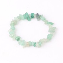 Irregular Natural Gem Stone Bracelet Stretch Chip Beads Nuggets Amazonite Rose C - £11.29 GBP