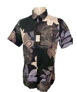 NWT Men&#39;s Matinique Robo Short Sleeve Shirt Dark Navy Floral XL - $454.36 MXN