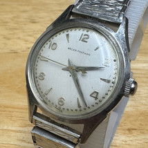 VTG Broer-Freeman France Hand-Winding Mechanical Watch Men Silver Steel Stretch - $66.49