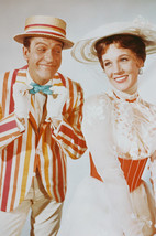 Mary Poppins Dick Van Dyke Julie Andrews smiling portrait 18x24 Poster - $23.99