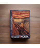 The Scream Jigsaw Puzzle Edvard Munch Eurographics 1000 Piece 19 1/4” x ... - $18.49