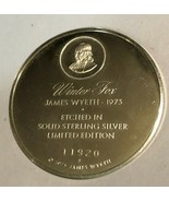 James Wyeth 1973 Sterling Silver Franklin Mint Collector Authentication Tag - $36.07 CAD