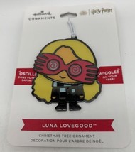 Hallmark Harry Potter Luna Lovegood Wiggles Metal Ornament New with Card - $9.49