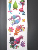 DreamWorks Trolls Wall Creations Jumbo Decals Poppy Cupcake Flower Stickers New - £6.21 GBP