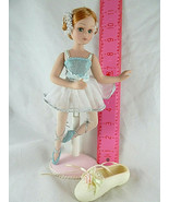 Ballerina 10&quot; Doll Collectible +Porcelain Christmas ornament Ballet Sli... - $27.05 CAD