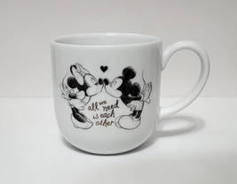 NEW RARE Williams Sonoma Mickey and Minnie Mouse "All we need is each other Mug" - £25.76 GBP