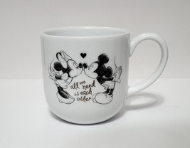 NEW RARE Williams Sonoma Mickey and Minnie Mouse "All we need is each other Mug" - £25.79 GBP