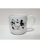 NEW RARE Williams Sonoma Mickey and Minnie Mouse "All we need is each other Mug" - $32.99