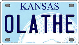 Olathe Kansas Novelty Mini Metal License Plate Tag - £11.74 GBP