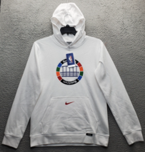 NBA Philadelphia 76ers Nike Hoodie Basketball Youth XL White Kangaroo Po... - $734.09 MXN