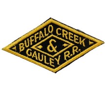 Buffalo Creek &amp; Gauley R.R. Railroad Patch West Virginia Vintage 4&quot;L x 2&quot;H  - £15.38 GBP