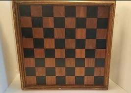 Vtg 1977 Lane Furniture Ottoman Chess Board Complete w Carved Cherry Chess... - £392.78 GBP