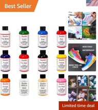 Leather Paint 4oz Starter Kit Set of Acrylic Paints For Sneakers, Shoes,... - $127.33