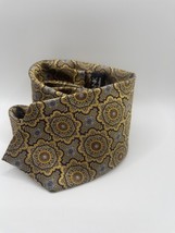 Jos. A. Bank Silk Neck Tie Geometric Executive Collection Yellow Blue Or... - $20.00