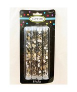 Silver Black Gold Shimmer StarsPaper Confetti in Tubes 4 Pack Party Supp... - $6.66 CAD