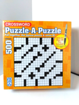 Jigsaw Puzzle-A-Puzzle Crossword FX Schmid 500 Pc - Includes Wipe-Off Pen! - £20.09 GBP