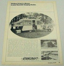 1966 Print Ad Starcraft Tent Camping Starmaster Pop-Up Family Camps Goshen,IN - £10.33 GBP