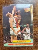 Kevin Willis 1992-1993 Fleer Ultra #7 - Atlanta Hawks - NBA - w/Larry Bird - £2.36 GBP