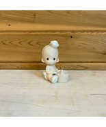 Precious Moments I Would Be Sunk Without You Porcelain Figurine 1987 Vin... - $29.14 CAD