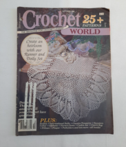 Crochet World Magazine October 1988 ~ Doilies Dolls Sweaters Afghans Bab... - £7.08 GBP