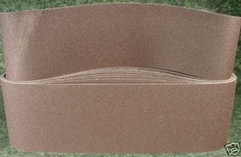 10pc 6" X 48 " 36 GRIT SANDING BELT made in USA Butt Joint Heavy Duty sand paper - £35.83 GBP