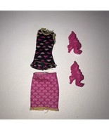 Monster High Draculaura Creepateria Outfit Skirt Top Shoes Replacement P... - £9.60 GBP