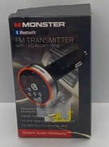 Monster Bluetooth FM Transmitter with LED Accent  Ring - £11.09 GBP