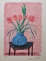 David Hockney Signed -  Amaryllis in Vase - Certificate - £101.43 GBP