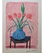 David Hockney Signed -  Amaryllis in Vase - Certificate - £101.60 GBP