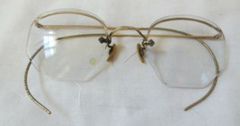 Vgt 30s American Optical Ful Vue Eyeglasses 1/10 12K Gf Semi Rimless - £47.96 GBP
