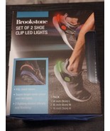 Brookstone Shoe Clip LED Lights Set of 2 Securely Hooks Onto Your Shoes ... - $17.52 CAD