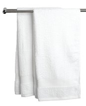 Pre-Shrunk Pre-Washed Softened Organic Hemp Terry Cloth Towel, 500 GSM (White, B - £33.81 GBP