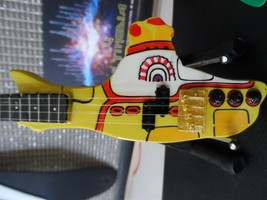 THE BEATLES – Yellow Submarine Shaped 1:4 Scale Replica Bass Guitar ~New - £22.70 GBP