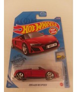 Hot Wheels 2020 #175 Red 2019 Audi R8 Spyder PR5 Factory Fresh Series 1/... - £9.47 GBP