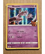 Pokemon Mewtwo 056/172 SWSH Trick Or Trade Halloween Stamp Holo Rare NM - $55.11 MXN