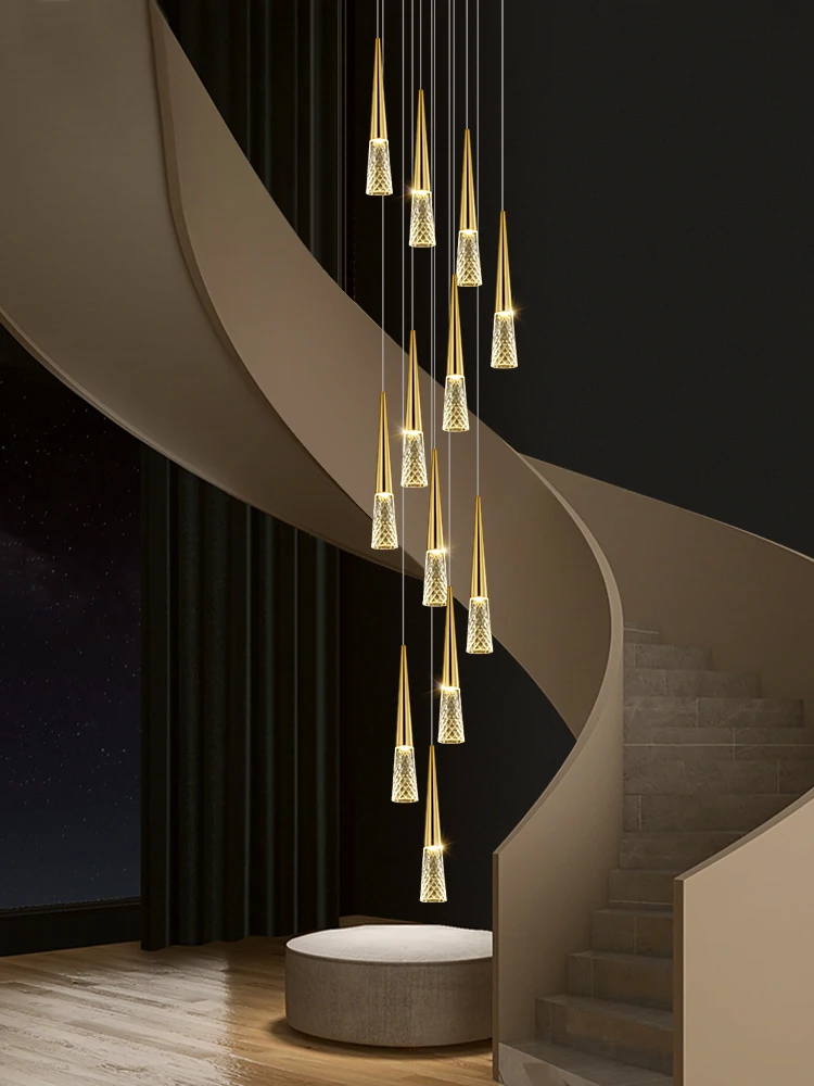 Modern Luxury Pendant Lamp Nordic LED Living Room Light Dining Room Art ... - $170.64+