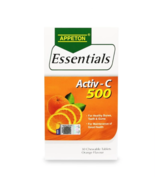 APPETON Essentials Activ‑C 500mg – 30 Vitamin C Tablets – Immunity Support  - €51,41 EUR