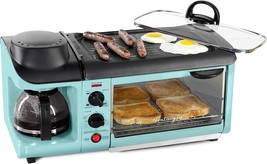 Nostalgia 3-in-1 Breakfast Station - Includes Coffee Maker, Non-Stick Griddle, a - £117.17 GBP+