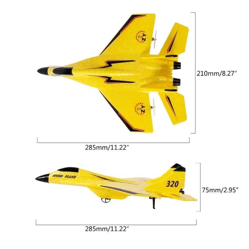 RC Aircraft Toy Hand Throw Electric Plane Model Glider Toy for Children Outdoor - £24.14 GBP+