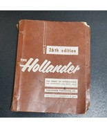 Vintage 1960 The Hollander 26th Edition Parts Index Manual Auto and Truc... - $1,132.07 MXN