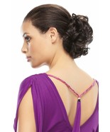 Funbun Curly Synthetic Hair Wrap Elastic Band Women&#39;s Hairpiece Chignon ... - $19.04