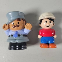 Fisher Price Little People Police Officer 1998 and Construction Man - $9.96